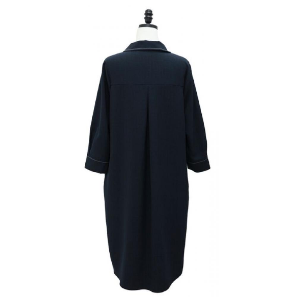 Shiz Madam N2668 Ruette Stitch Collar Dress