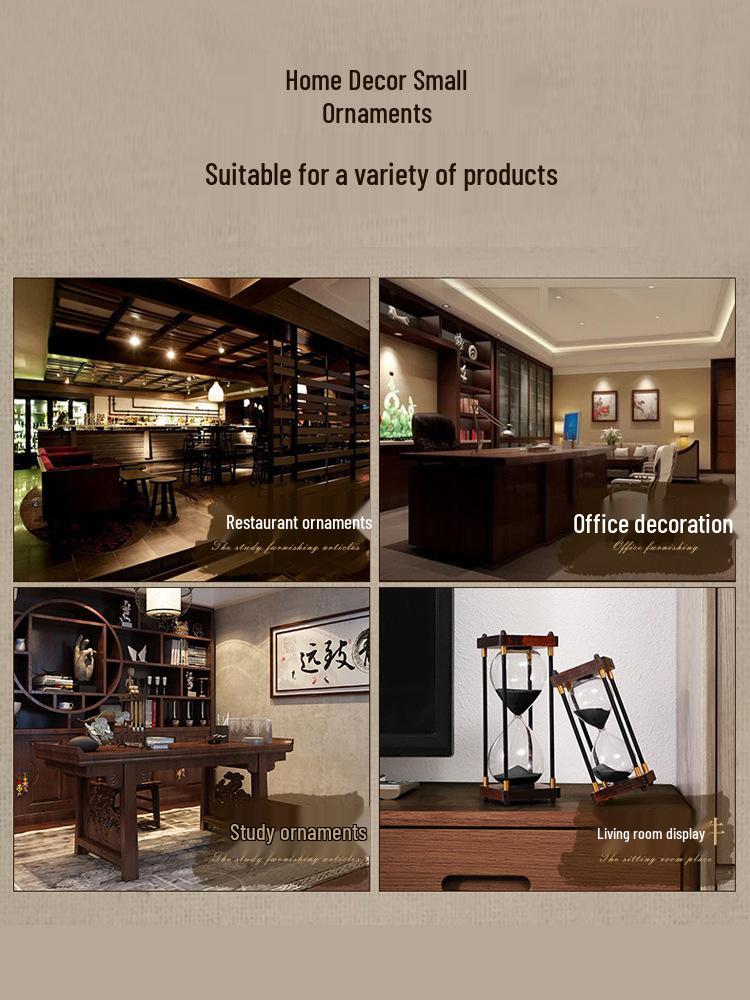 Retro kreativní přesýpací hodiny – ozdoba pro děti – 30/60 minut, design s tekutým pískem proti pádu