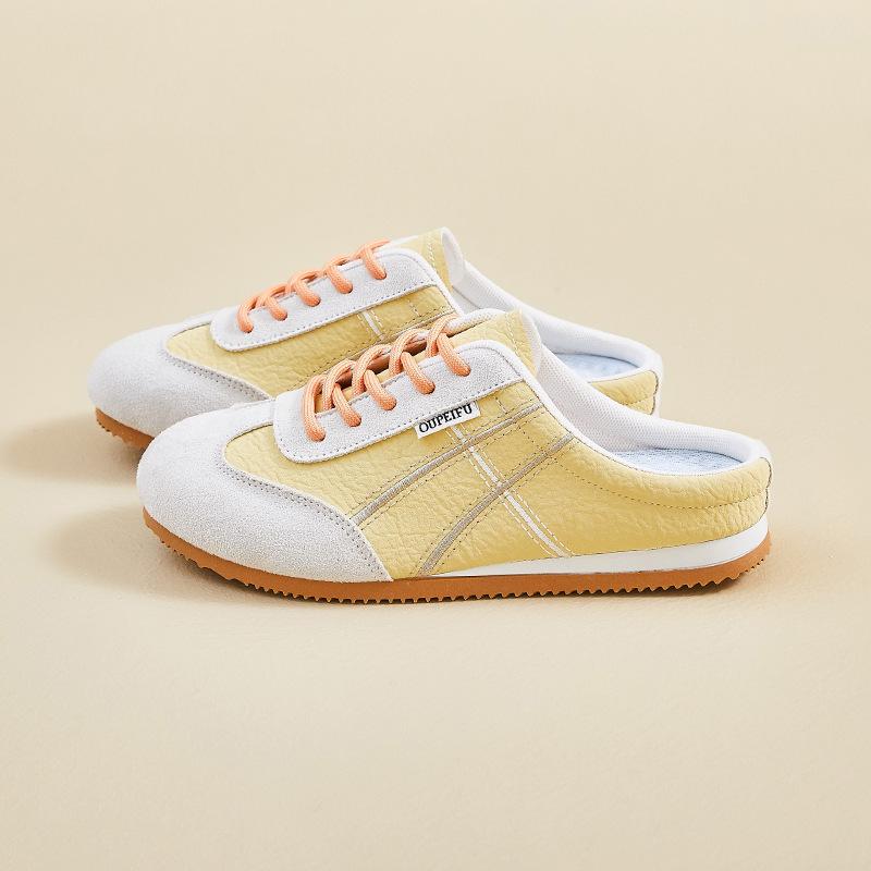 Half Tuode training little white shoes women's summer mesh breathable new student casual shoes