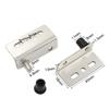2pcs Stainless Steel Concealed Shaft Multifunction Upper Lower Hinge Clips  Furniture