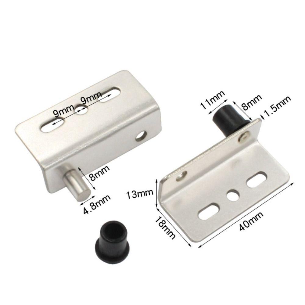 2pcs Stainless Steel Concealed Shaft Multifunction Upper Lower Hinge Clips  Furniture