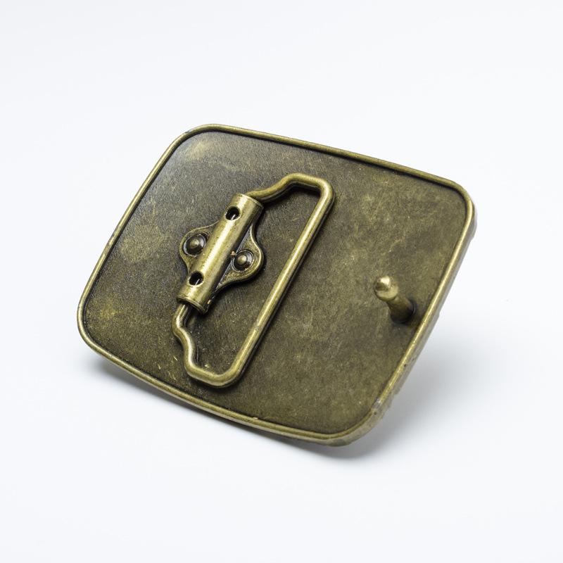 Men's Casual Skull Alloy Belt Buckle - Smooth, Stylish, 3.8cm