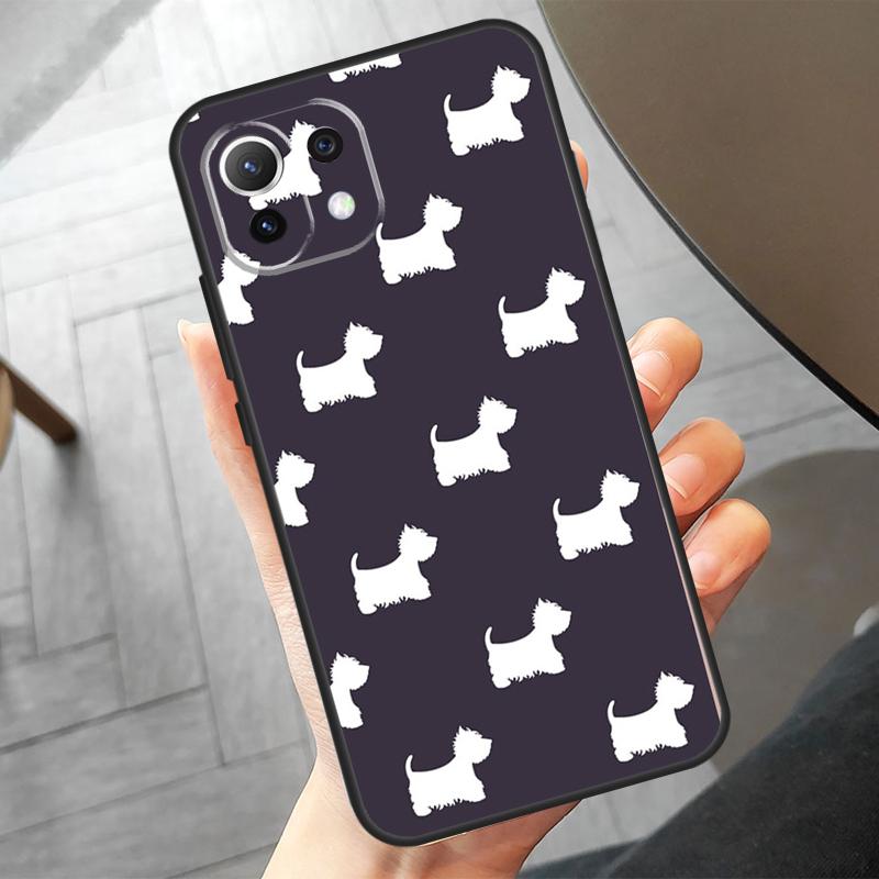 West Highland Terrier Westie Funda For POCO F6 X6 Pro X5 X3 F3 F5 M6 M5s Xiaomi 14 Ultra 12 13 Lite 11T 12T 13T Pro Case