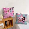 Hot Singer E-Emilia Mernes Music Sofa Living Room Bedroom Headboard Backrest Cushion Square Cushion Nap Time Pillow Case