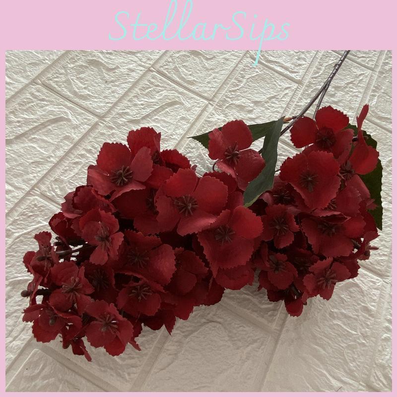 Silk Bouquet Wedding Decor Artificial Hydrangea Paniculata For Home And Event Arrangements