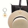 Outdoor Travel Hat Clip Hook Scarf Buckle PU Leather Handbag Hat Clip Summer Sun Hat Storage Buckle Clip
