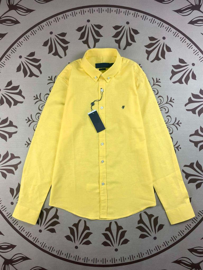 RL Ralph Lauren Dámské lněné polo tričko s logem Little Pony - Dlouhý rukáv, Vyšívané, Ochrana proti slunci, Jaro/Podzim.