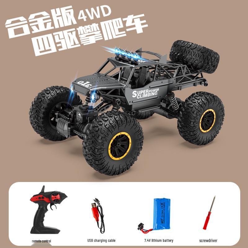 Rechargeable High-Speed 6-Wheel Off-Road Remote Control Climbing Car for Boys