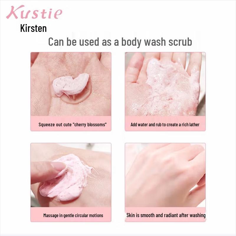 Kustie Cherry Blossom Body Scrub