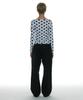 PARTIMENTO WOMEN Pocket Pointed Wide Leg Pants_Black