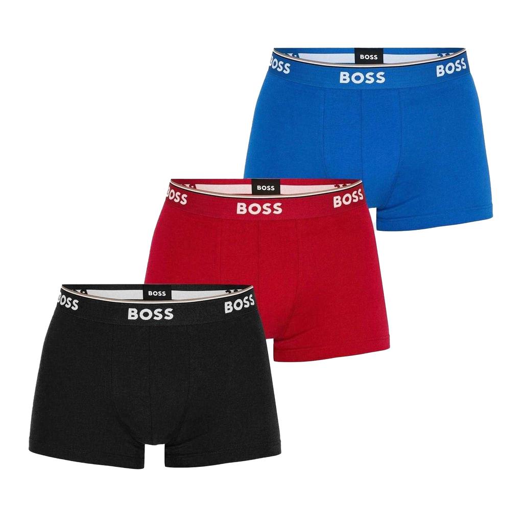 BOSS Mens Bodywear Logo Boxer Shorts (Pack of 3)