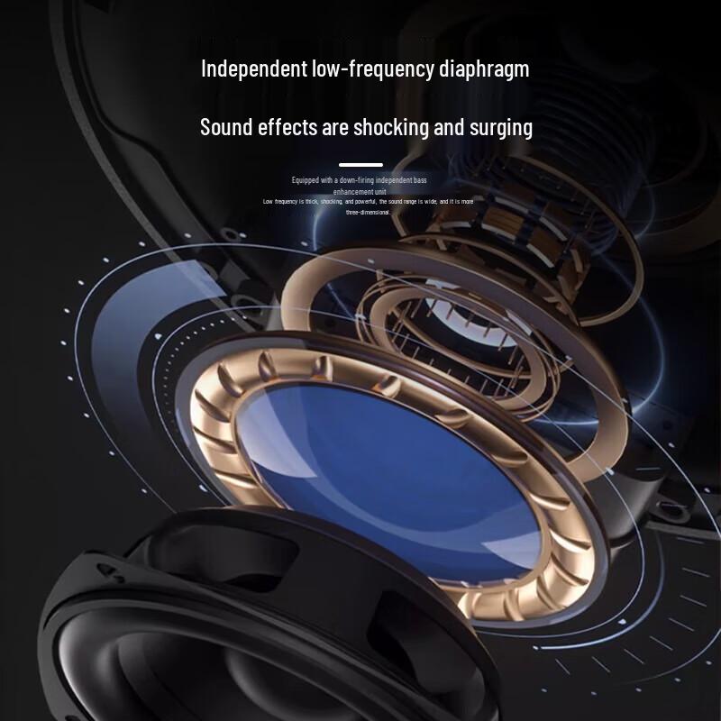 Soaiy K59 Portable Karaoke Speaker with Dual Microphones and LED Light