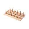 DIY Cone Solid Wood Ring Display Stand Combination Ring Holder Night Market Stall Ring Storage Rack Props
