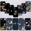 UP8 Astronaut Space Moon Phone Case for Samsung Galaxy S20 S21 S22 Ultra FE + Plus A21S A22 A24 A25 A26 A30 A30S A31