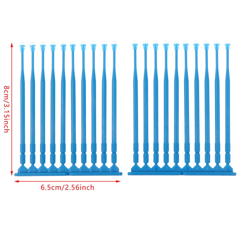 20Pcs/Box Dental Applicator Sticks Adhesive Tip For Tooth Crown Porcelain Veneer Disposable Dental Materials Brush Applicator