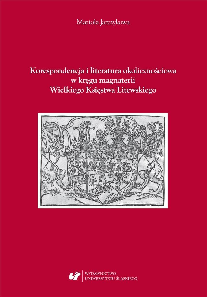 Correspondence and occasional literature..