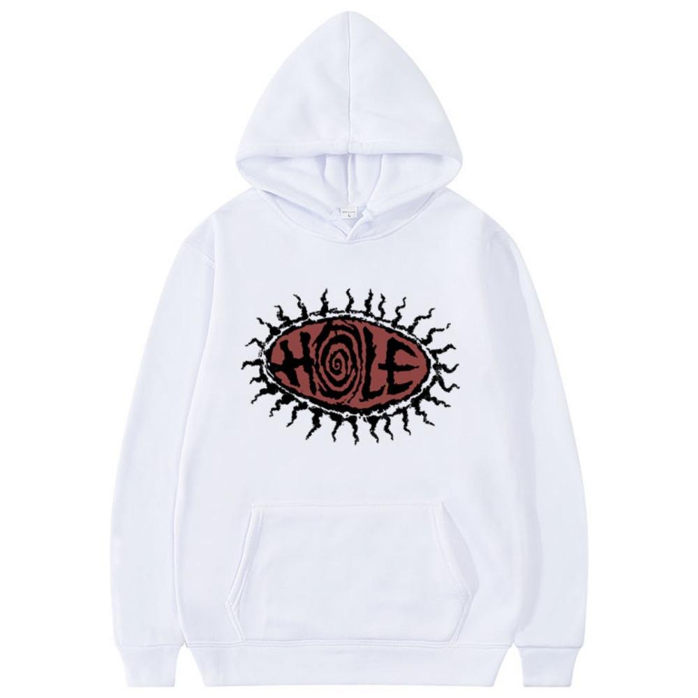 Felpa con cappuccio grafica Courtney Love Limited Hole Uomo Donna Gotico Vintage Oversize Unisex Felpe Rock Alternativo