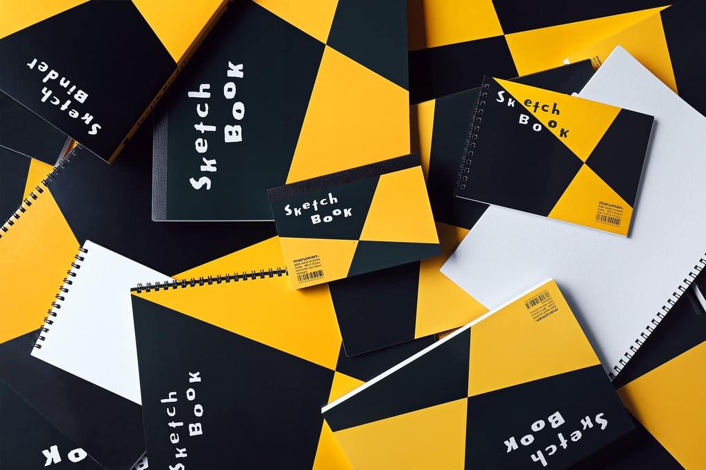 Maruman Sketchbook Postcard Size Design Series Tennori Binding Drawing Paper Medium Opening 50 Sheets S255X120 120 Books