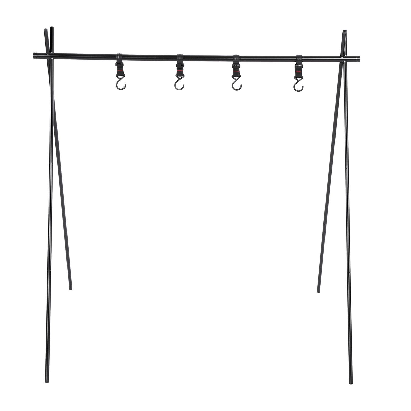 Long Lightweight Storage Tripod Travel Camping Drying Rack Cookware Hanger Outdoor Supplies 2930₽