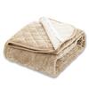 Sylphys Reversible Flannel Toweling Pad for 4 People, 240 X 205 Cm, 100% Cotton, Warm and Washable, Large, Suitable for All Seasons, Autumn and Winter