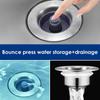 Kitchen Sink Stopper Pop Up Universal Sink Drain Plug Detachable Sink Stopper Drain Plug And Basket Anti Clogging Food Debris