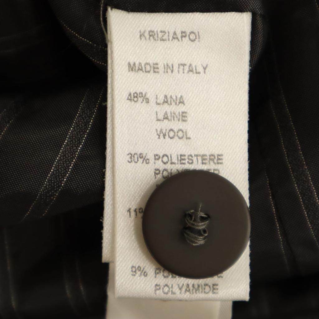KRIZIA made in Italy tweed pants suit Setup 44 gray Women Used