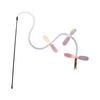 Dragonfly Sequin Cat Teaser Wand - Light Color Variety for Self-Amusing Cats