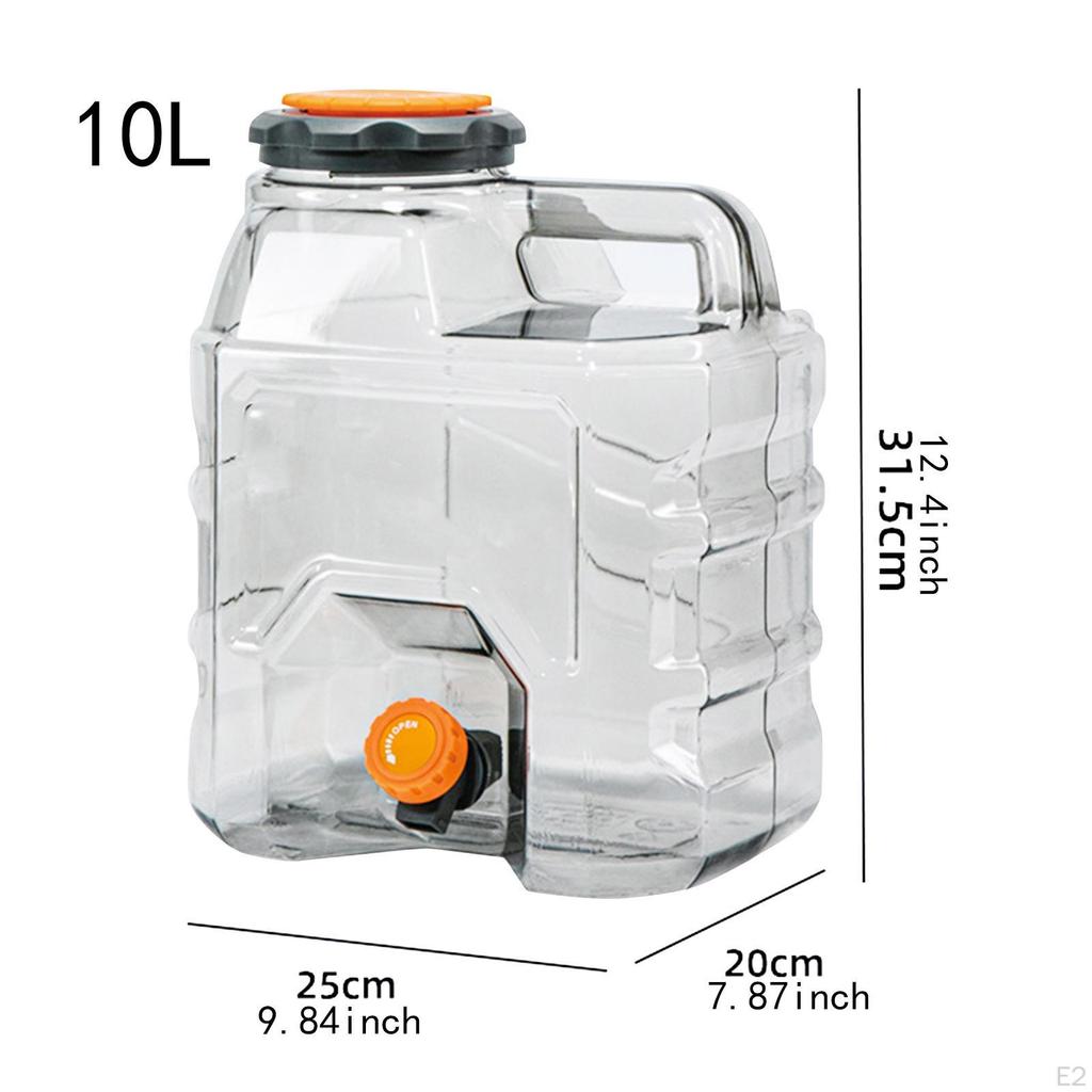 Camping Water Bucket Portable Drink Container Carrier Barrel for Hiking Fishing Household