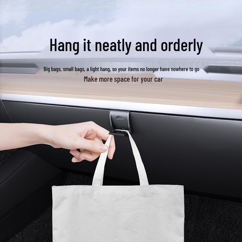 Tesla Model 3/Y Glove Box Hook - Interior Passenger Car Accessory Update