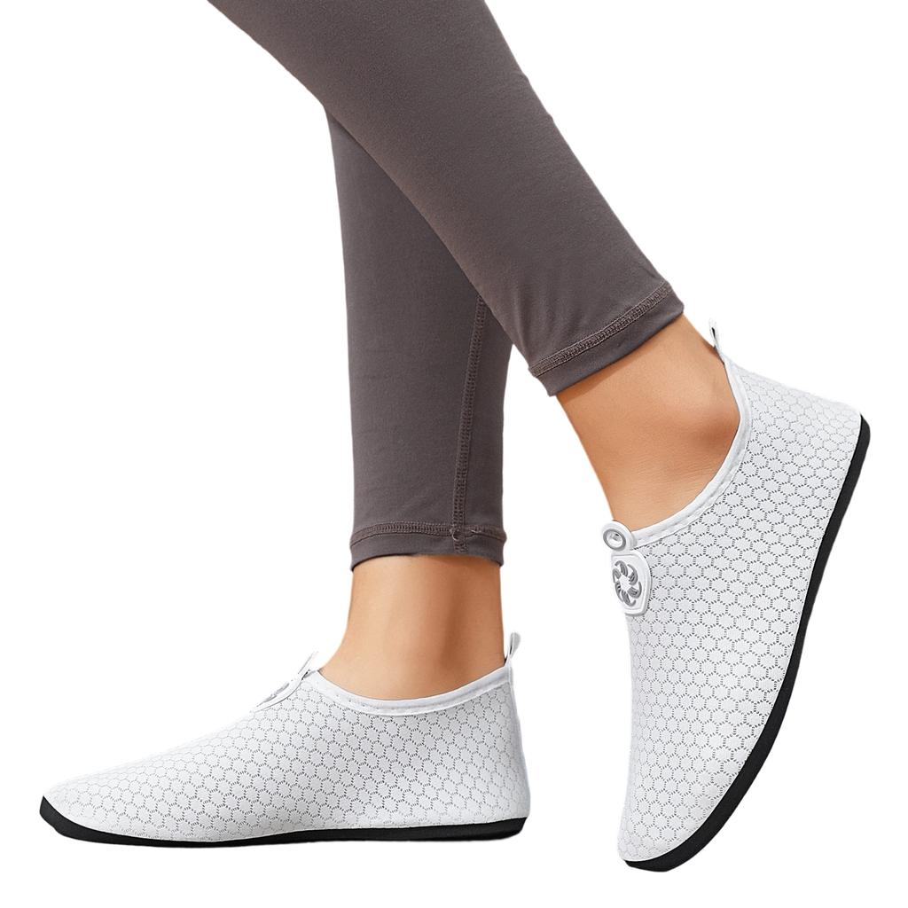 Women's Lightweight Water Shoes Quick Dry Mesh Upper Slip On Aqua Socks for Beach Pool Swim Surfing and Outdoor Activities