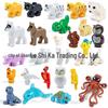 Small Animal Building Blocks Toy Set: Butterfly, Lobster, Crab, Chicken, Pig, Dog, Rabbit, Frog, Octopus, Sea Lion, Seagull & Bird