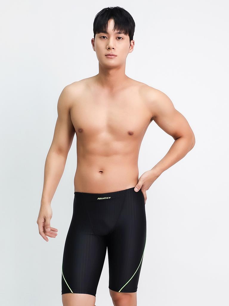 Akuatika Men'S Indoor Swimwear Bbf10 3-Piece Single Item Set