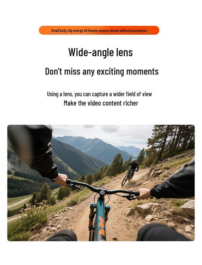 4K Ultra HD Waterproof Diving & Sports Camera Camcorder for Outdoor Adventures