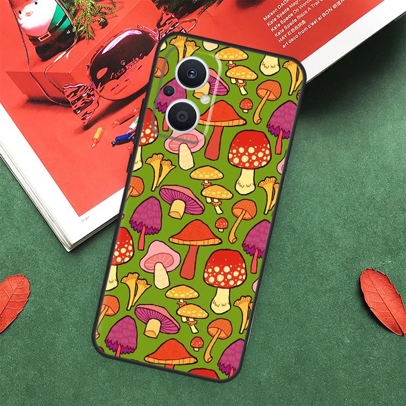 

Mushroom Forest Case For OPPO Reno 13F 14F 12F 11F 12 11 10 14 Pro 8T 8 Lite OPPO Find X9 X8 X6 X5 Pro Cover OPPO Reno11 F
