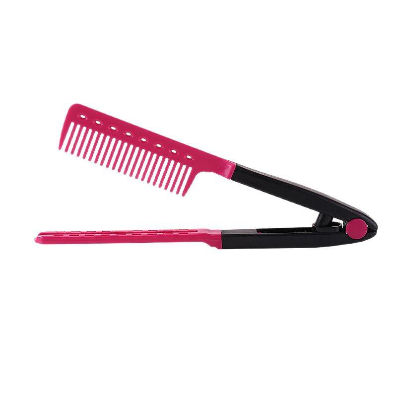 V-Shaped Straightening Hair Comb & Styling Tool
