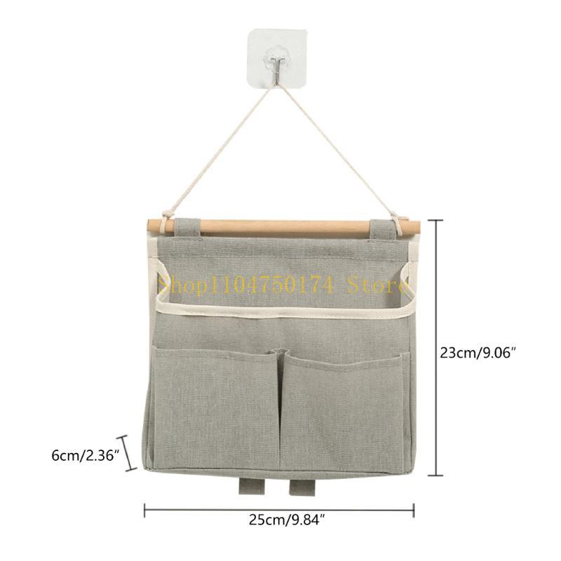 Foldable Wall Mounted Storage Bag Hanging Pocket Behind Door Bedsides Waterproof Wardrobes Storage Pouches top sale