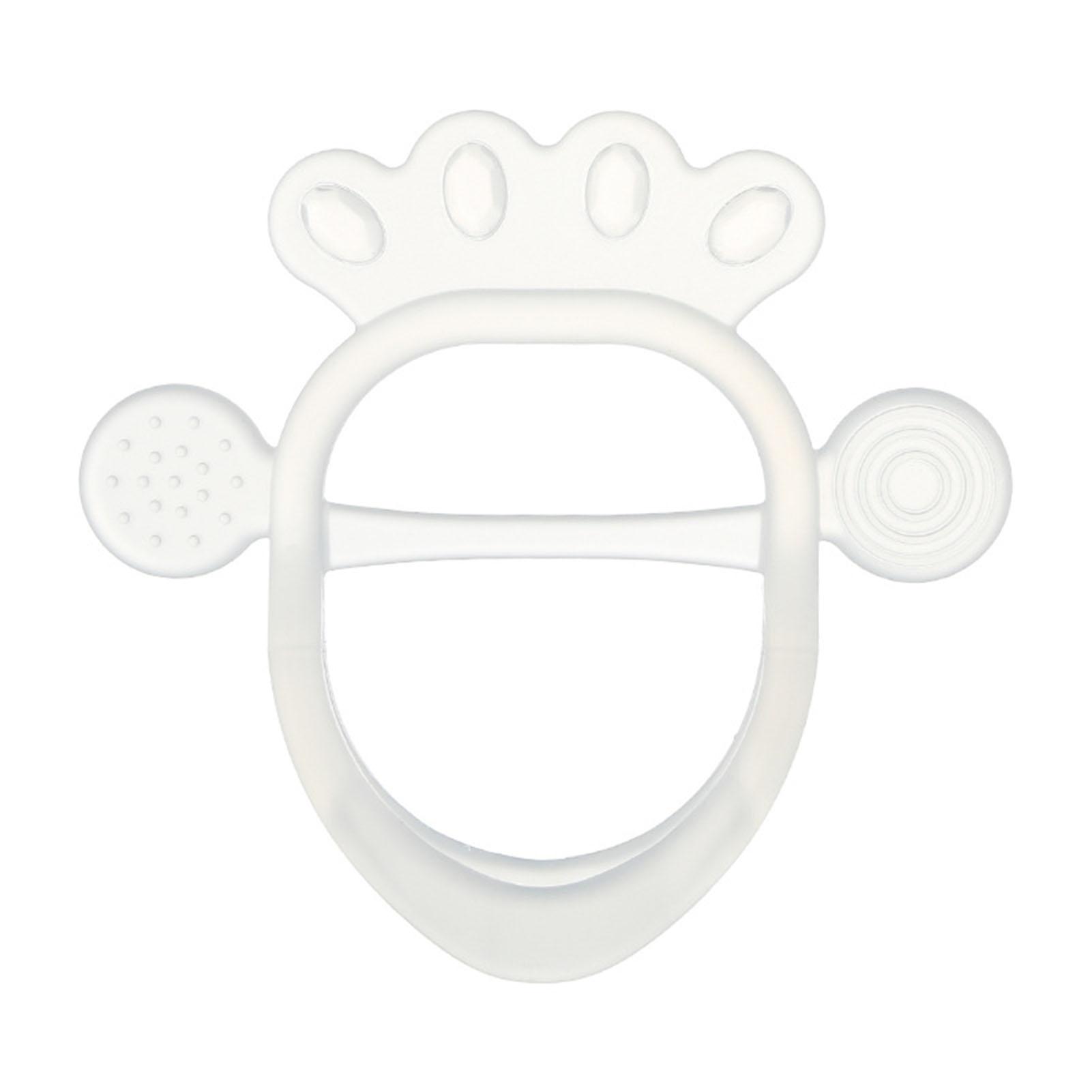 

Игрушки для прорезывания зубов у детей Силиконовые прорезыватели Варежки Прорезыватели для зубов Игрушки для жевания Способствуют здоровому росту зубов Серебро прозрачный