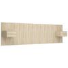 Headboard with Nightstands Sonoma Oak Wood Based Panel