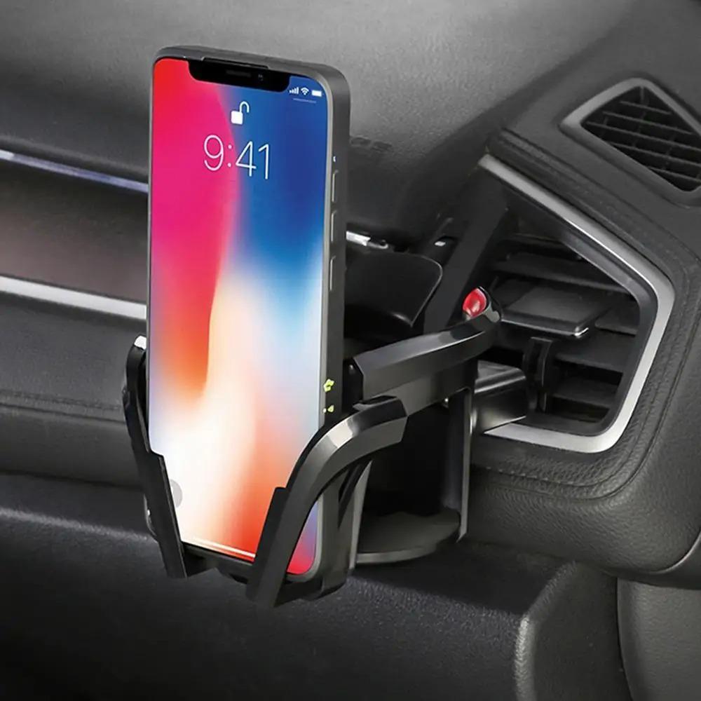 Space-Saving Drink Holder Adjustable Air Vent Mount Multifunctional Car Cup Holder  Vehicles