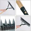 KADAX Rasenlüfter Handvertikutierer Gartenspikes 170 cm doppelseitig
