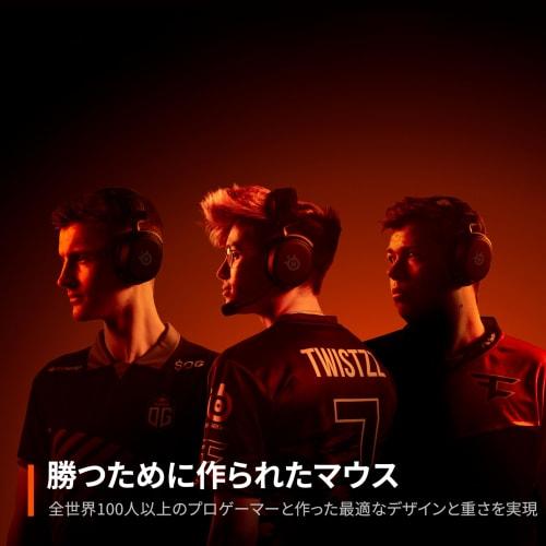 SteelSeries Gaming-Maus Wireless Prime Mini Wireless Optisch Magnetisch Prestige OM Switch mit TrueMove AIR Sensor Quantum Wireless 2.0 Technologie Schwarz