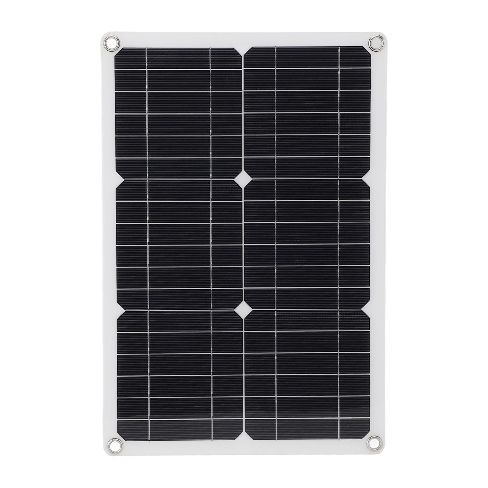 

20W 18V Monocrystalline Solar Panel Kit Multifunctional Emergency High Efficiency Monocrystalline Solar Panel for