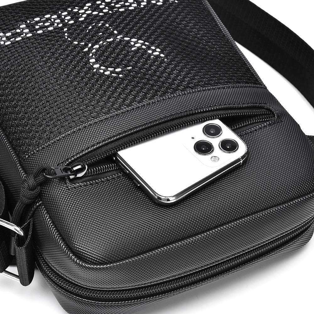 WEIXIER Men's Crossbody Shoulder Bag Messenger Bag Mini Purse Travel Passport Wallet Bag