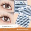 2025 New Glue-Free Self-Adhesive False Eyelashes for Women, Natural Realistic Baby Straight Sunflower Style, Reusable