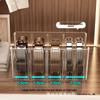 Belt Storage Artifact Home Wardrobe Men's and Women's Belt Display Stand Acrylic Transparent Grid Belt Storage Box