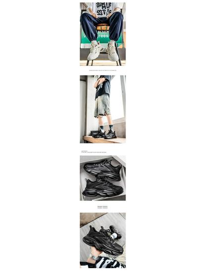 Herren 2025 Sommer Atmungsaktive Mesh Freizeit-Sneaker - Jugend & Papa Lauf-Plateauschuhe