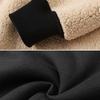Trendy Sweatshirt Coat Front Pockets Warm Zipper Lamb Woolen Jacket Men Woman Winter Pure Color Plush Lined Cardigan Hoodie