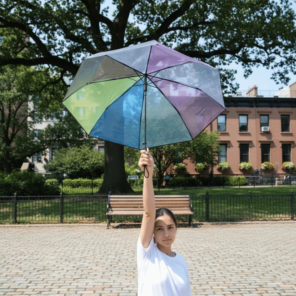 Portable Folding Umbrella Automatic/Manual Transparent Umbrella Fashion Rain Umbrella  Outdoor