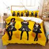 Personality Babymetal Band Printed Bedding Set New Soft Skin Friendly Duvet Cover Pillowcase Comfortable Bedroom Bed Linens Home