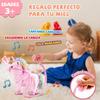 Electric Plush Horse Toy Cute Horse Plushies Creative Music Little Horse Toy Battery Operated PP Cotton for Birthday Gifts